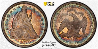 1870-CC $1 MS61