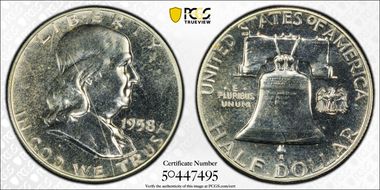 1958 50C PR64