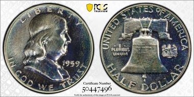 1959 50C PR65