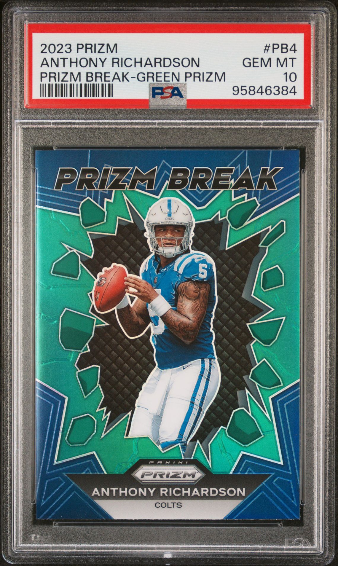2023 Panini Panini Prizm Prizm Break #PB4 Anthony Richardson front