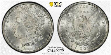 1884-CC $1 GSA Hoard MS63