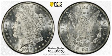 1879-S $1 Reverse of 1878 MS62