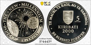 2000-FM $5 Harmony KM-37 PR70DCAM