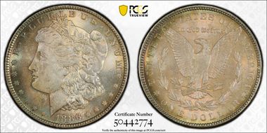 1886 $1 MS64
