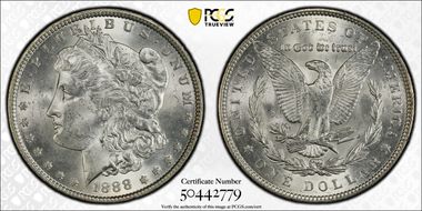 1888 $1 MS63