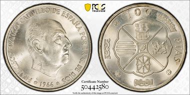 1966 100 P (1968) MS66