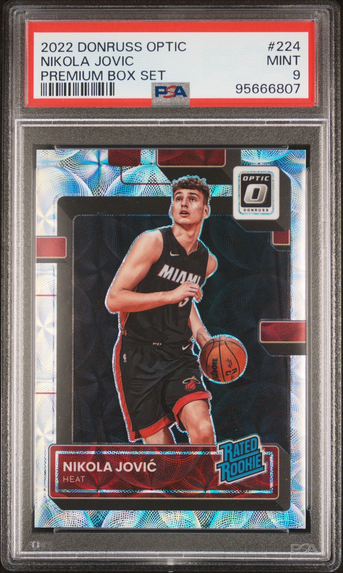 2022 Panini Donruss Optic Nikola Jovic #224 (Premium Box Set) Mint 9 front