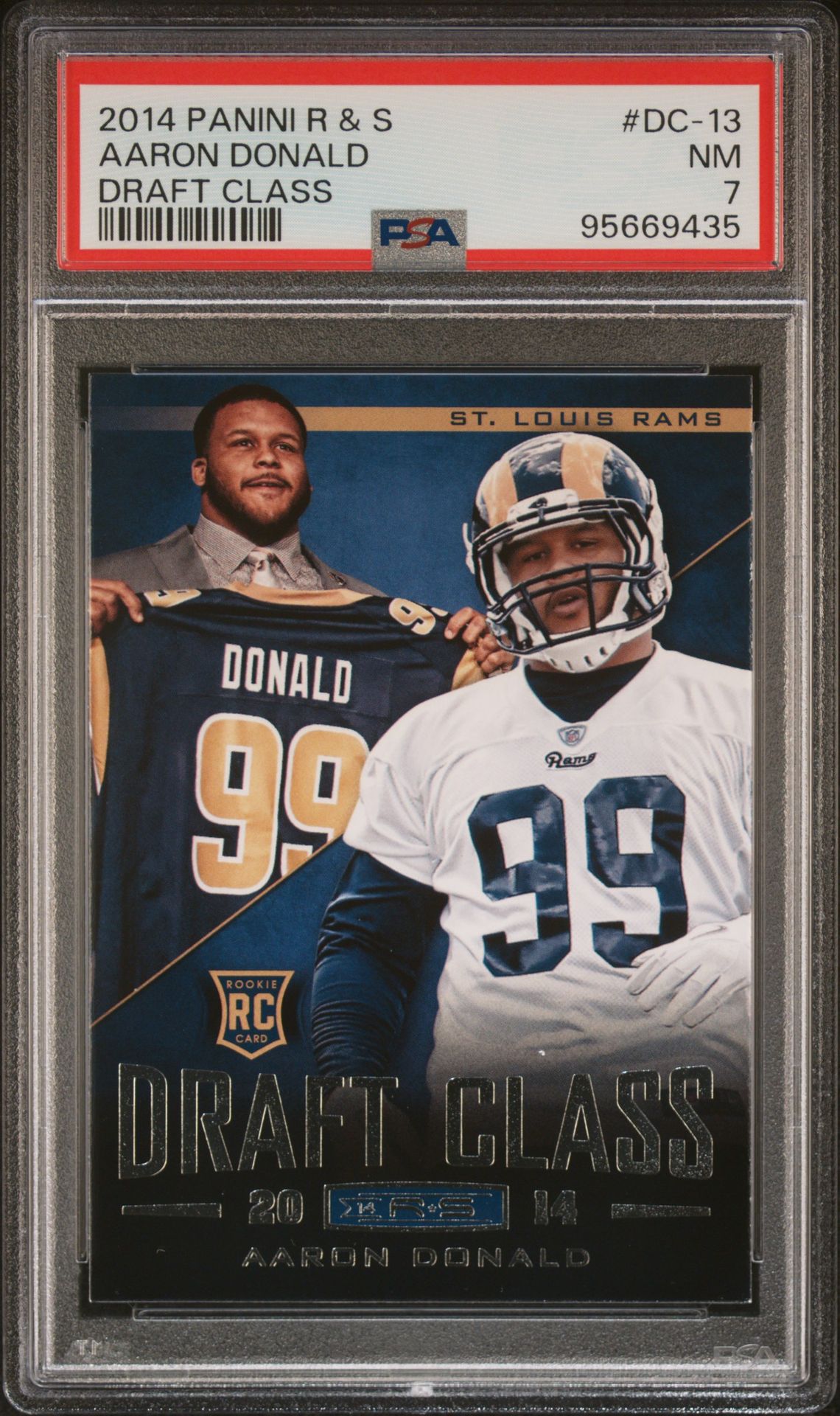 2014 Panini PANINI ROOKIES & STARS DRAFT CLASS #DC-13 Aaron Donald front