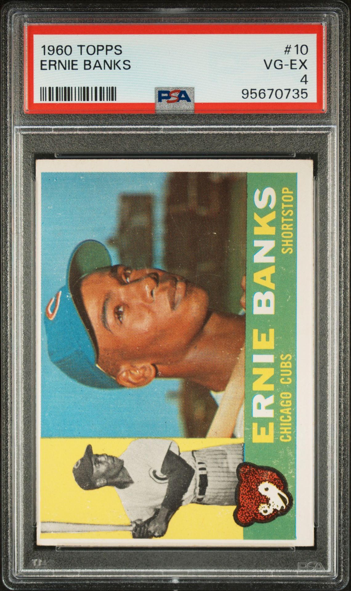 1960 Topps TOPPS #10 Ernie Banks front