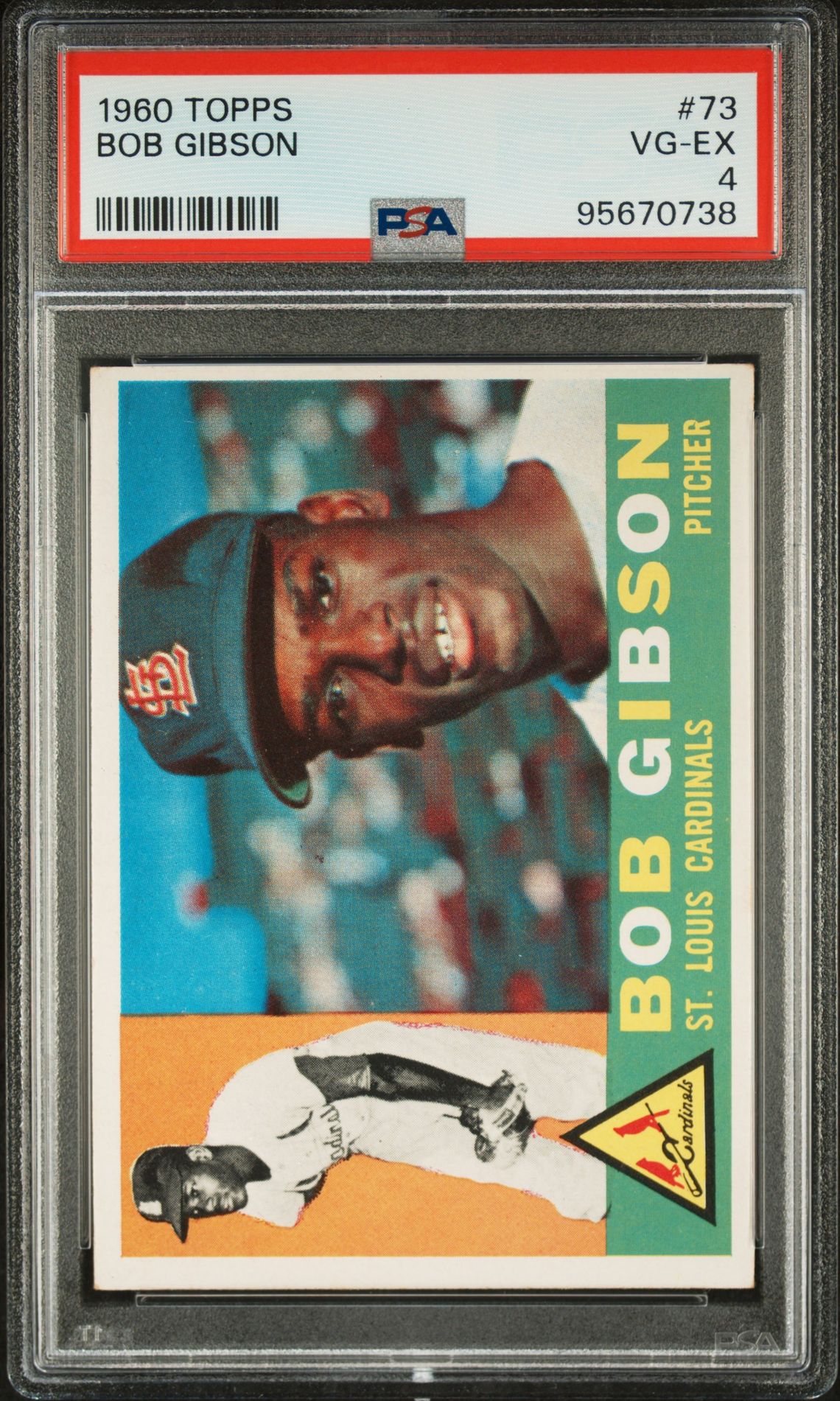1960 Topps TOPPS #73 Bob Gibson front