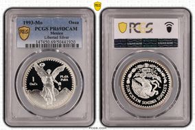 1993-Mo Onza Libertad Ag PR69DCAM