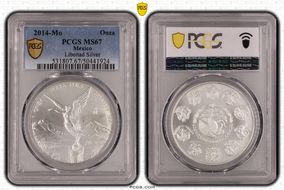 2014-Mo Onza Libertad Ag MS67