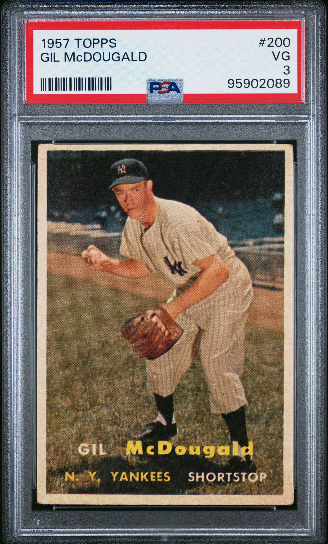 1957 Topps TOPPS #200 Gil Mcdougald front