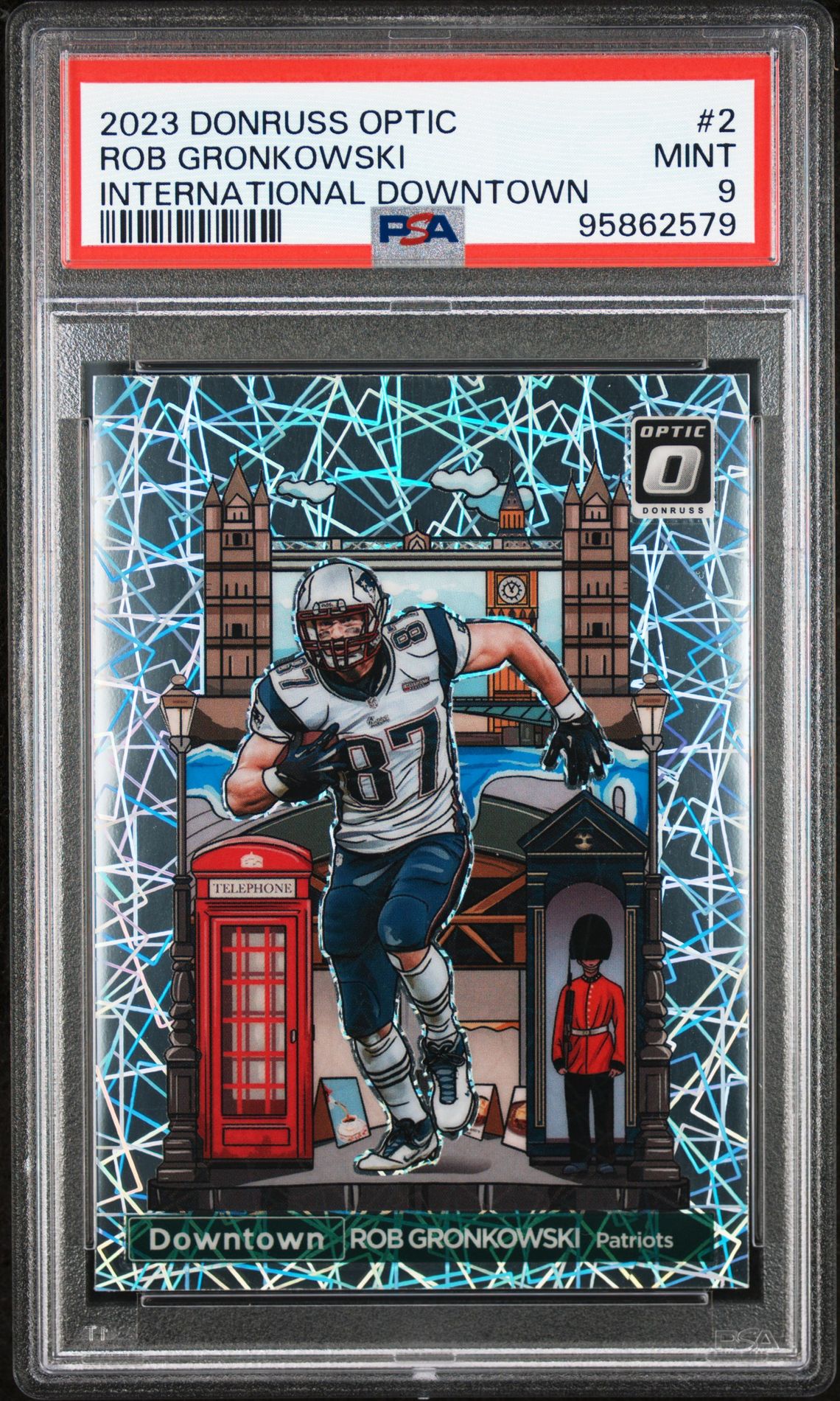 2023 Panini PANINI DONRUSS OPTIC INTERNATIONAL DOWNTOWN #2 Rob Gronkowski front