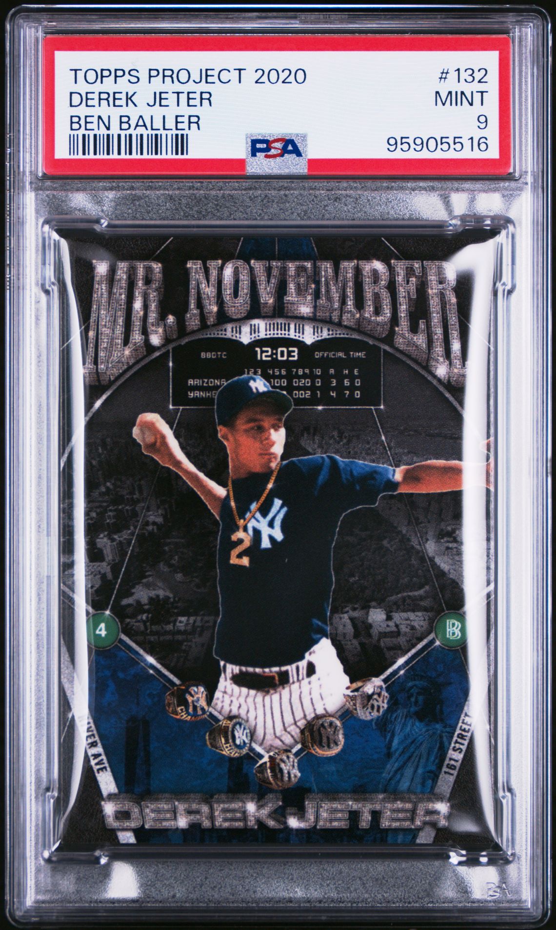 2020 Topps TOPPS PROJECT 2020 Ben Baller Derek Jeter front