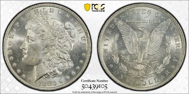 1883-O $1 MS63