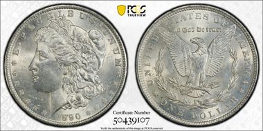 1890 $1 MS63