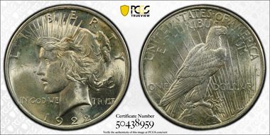 1922 $1 MS64