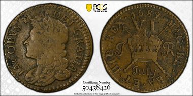 1689 July 6D S-6583B2 Gun Money No Stop After DEI VF25