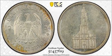 1934-D 5 Mk Potsdam N/D J-357 MS61