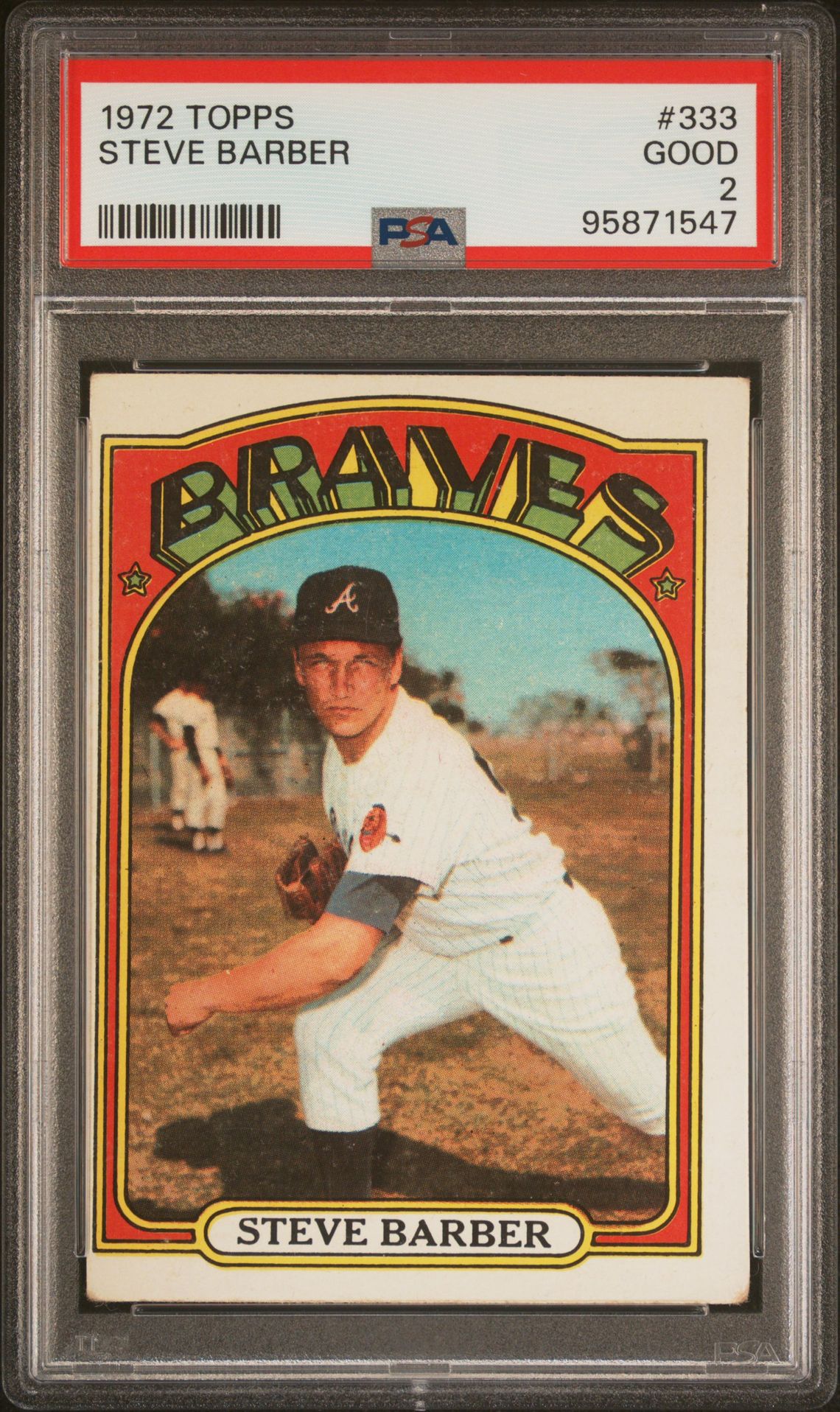 1972 Topps TOPPS #333 Steve Barber front