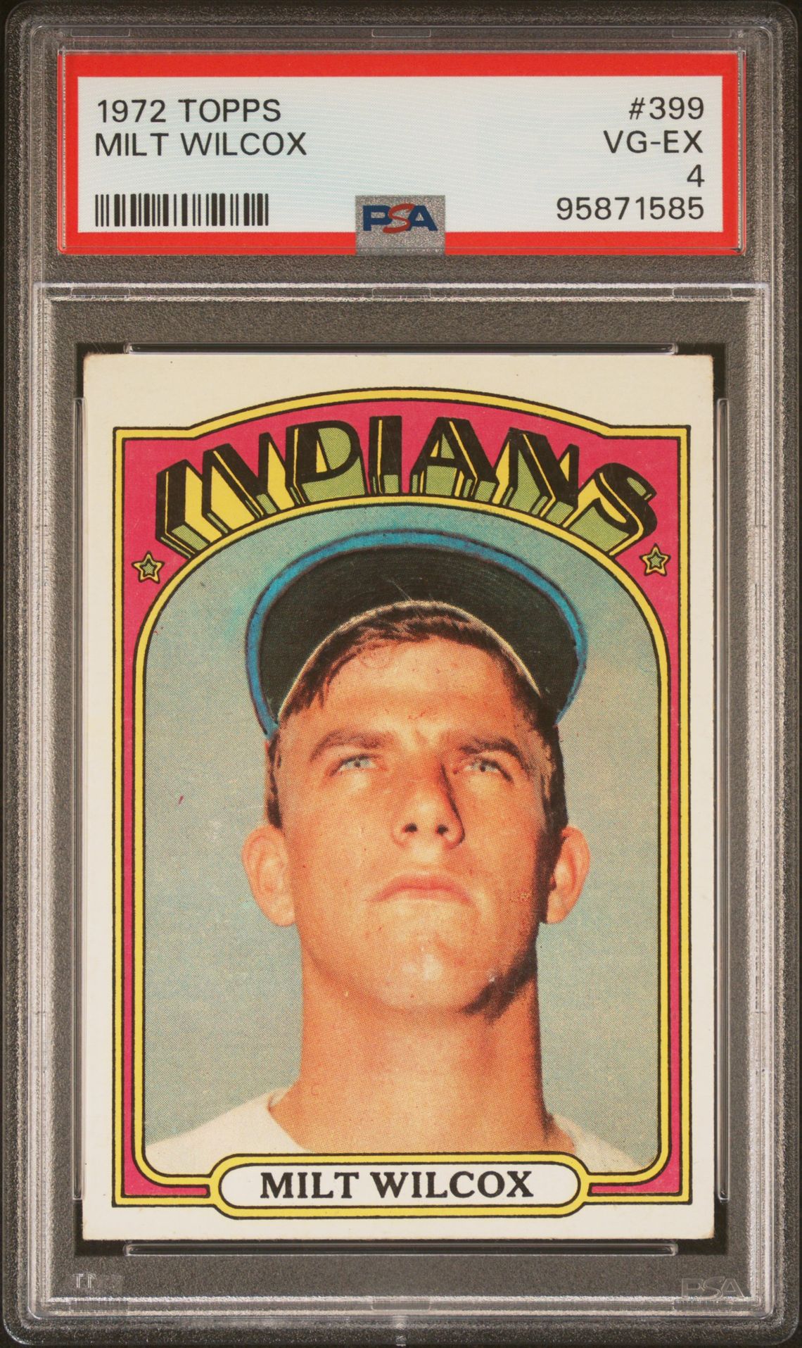 1972 Topps TOPPS #399 Milt Wilcox front