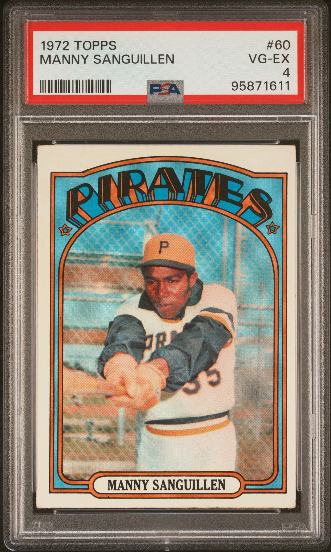 1972 Topps TOPPS #60 Manny Sanguillen front