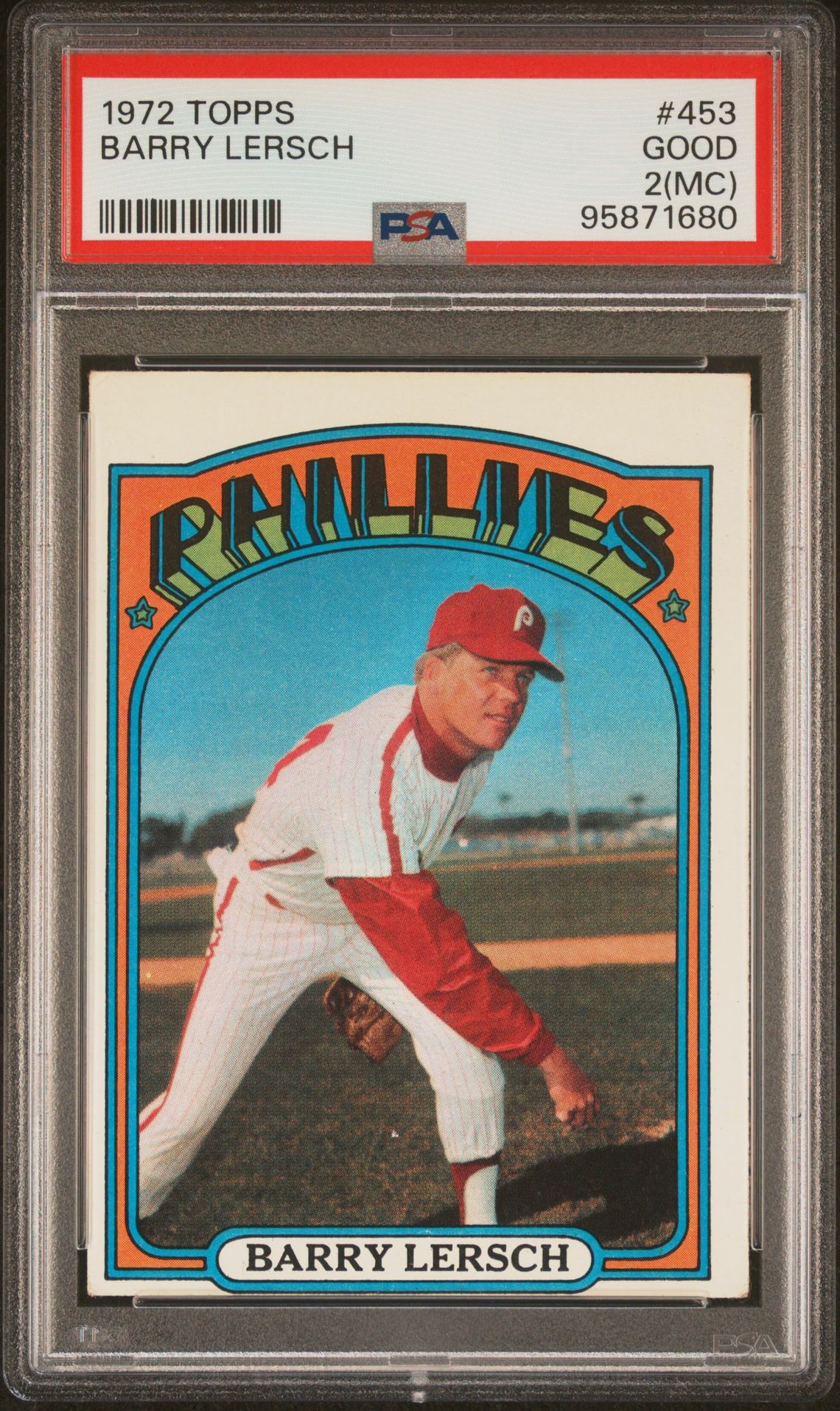 1972 Topps TOPPS #453 Barry Lersch front