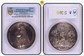 1887 Medal Eimer-1733b BHM-3219 Ag SP1