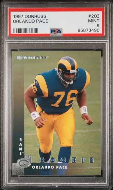 1997 Panini Donruss #202 Pace front