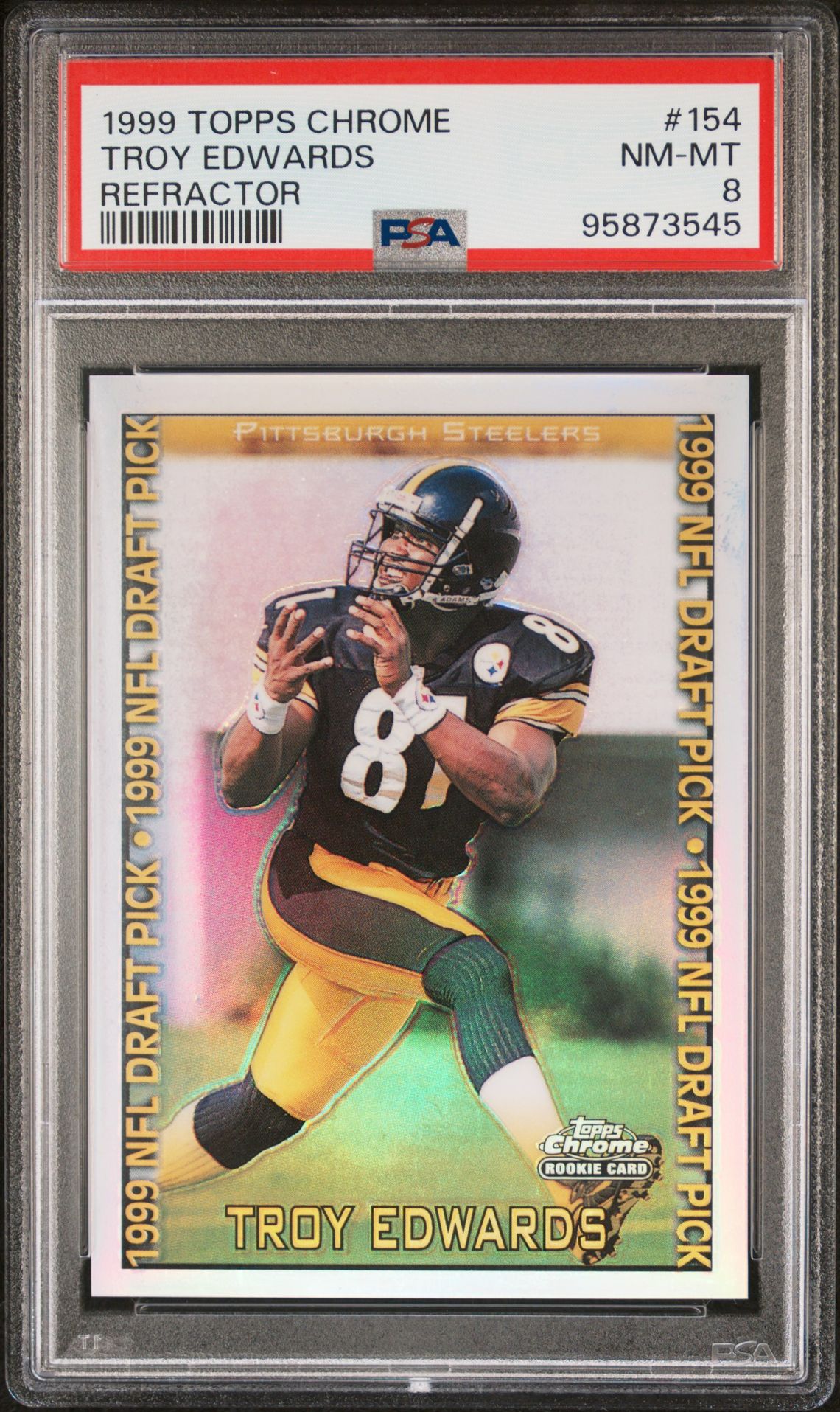 1999 Topps Chrome #154 Troy Edwards front