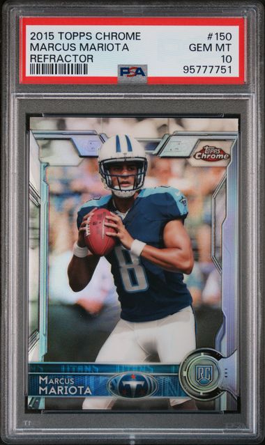 2015 Topps Topps Chrome Refractor #150 Marcus Mariota front