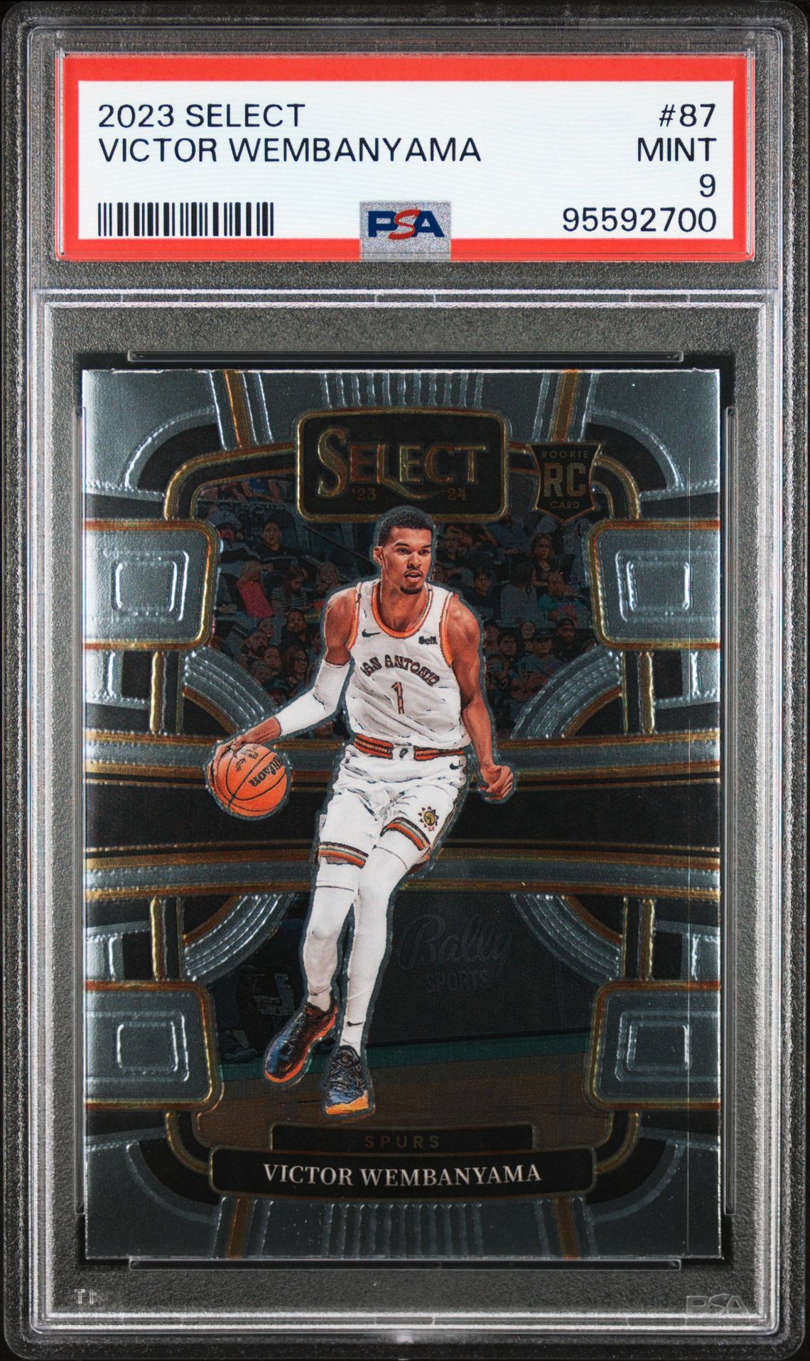 2023 Panini Select Victor Wembanyama #87 Mint 9 front