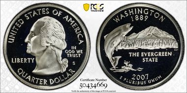 2007-S 25C Washington Silver PR69DCAM