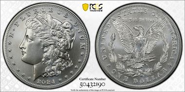 2024 $1 Morgan Dollar First Strike MS70