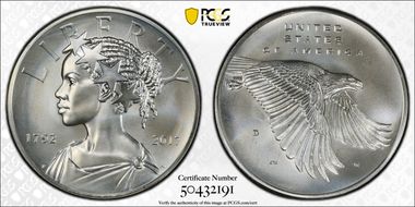 2017-D Medal American Liberty 225th Anniversary U.S. Mint Set MS69