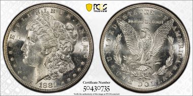 1881-S $1 MS60