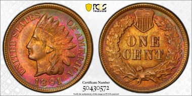 1891 1C MS64RB