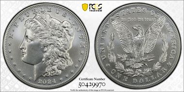 2024 $1 Morgan Dollar MS69