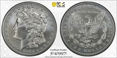 2024 $1 Morgan Dollar MS69