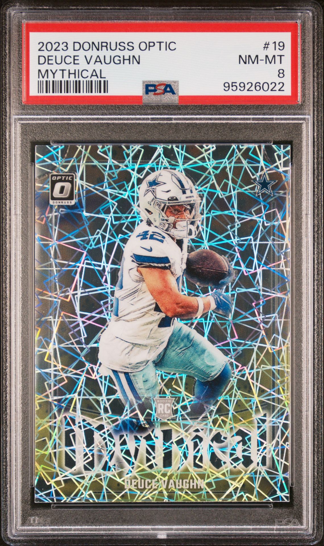 2023 Panini Donruss Optic Mythical Deuce Vaughn #19 Nm-Mt 8 front