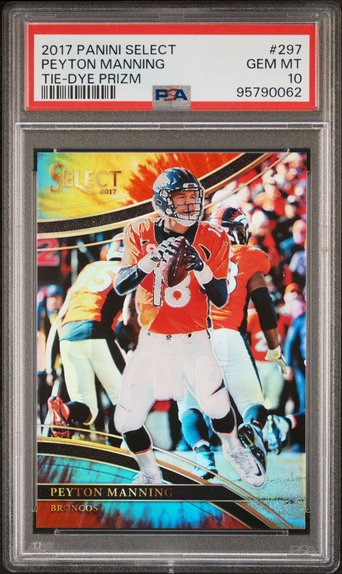 2017 Panini PANINI SELECT TIE-DYE PRIZM #297 Peyton Manning front