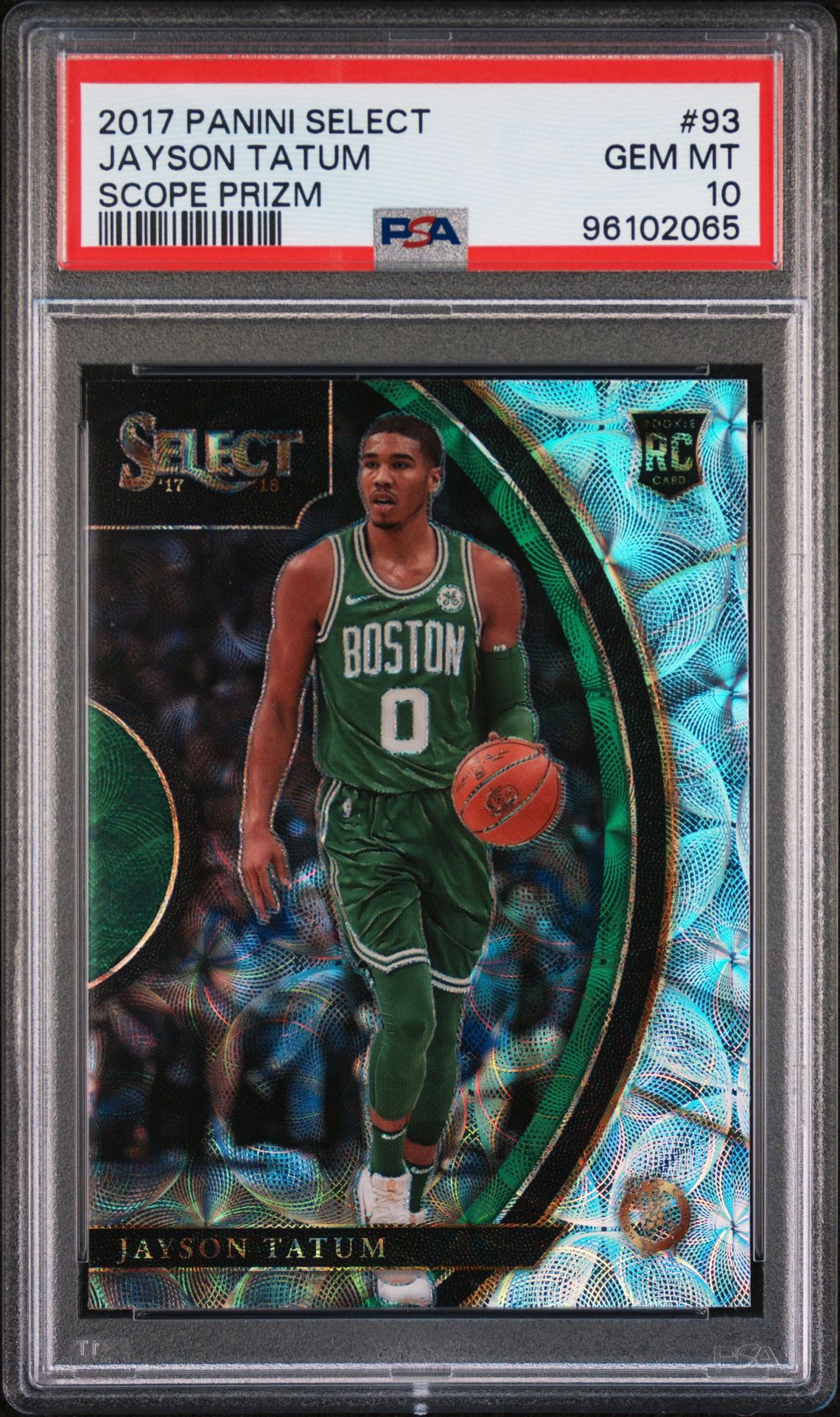 2017 Panini PANINI SELECT SCOPE PRIZM #93 Jayson Tatum front