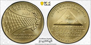 2024-W $5 Greatest Generation MS70