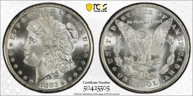 1883-CC $1 MS66