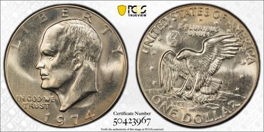 1974-D $1 MS63