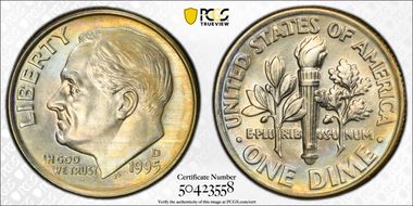 1995-D 10C MS66