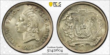 1960 1/2 P MS65