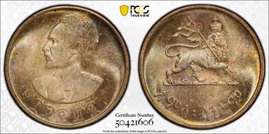 EE1936 (1943-44) 50C Silver MS66