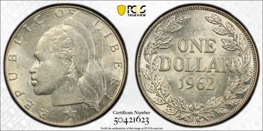 1962 $1 MS63